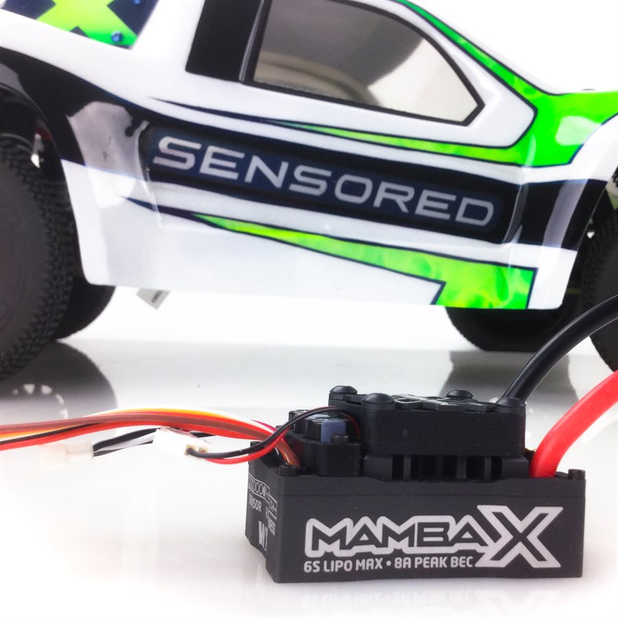 Mamba X  Sensored 25.2V WP Esc 8A Peak Bec Datalogging