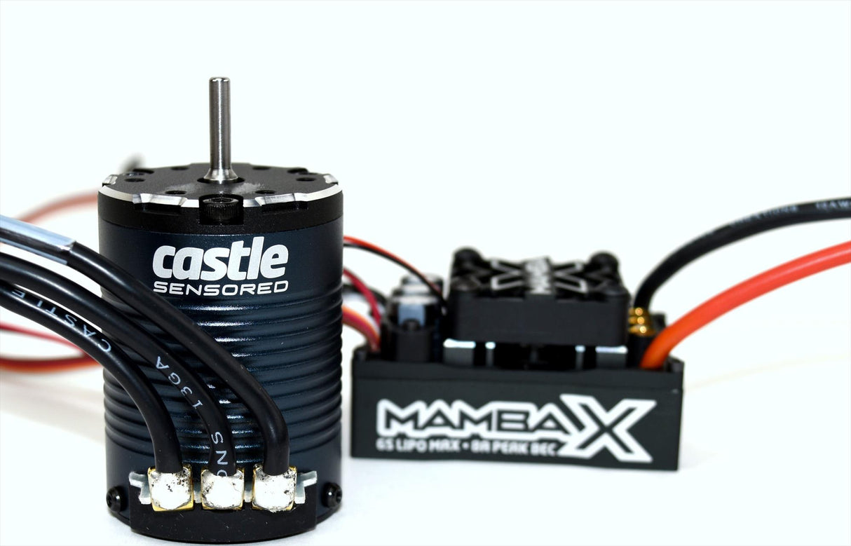 Mamba X   Sensored  25.2V WP Esc & 1406-1900kV Combo