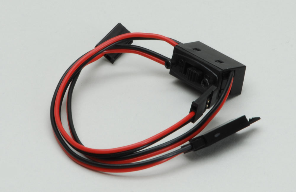 Futaba Switch Harness with Clip (Heavy Duty) 300mm