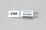 Futaba Single Conversion Ch 62 (35.020)FM Receiver Crystal