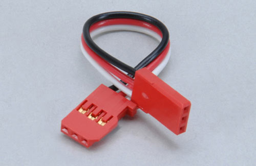 Gyro Double End Ext Lead-80mm/Red