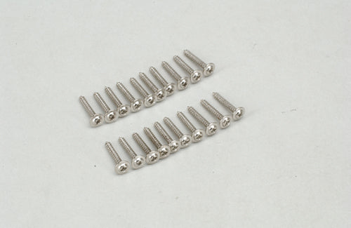 Ming Yang plated Servo Screws 15mm long WITH WASHER (Pk20)