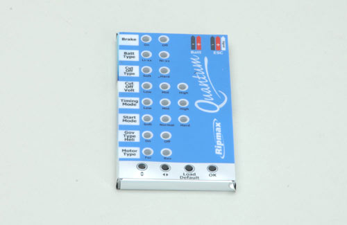 Quantum ESC Program Card