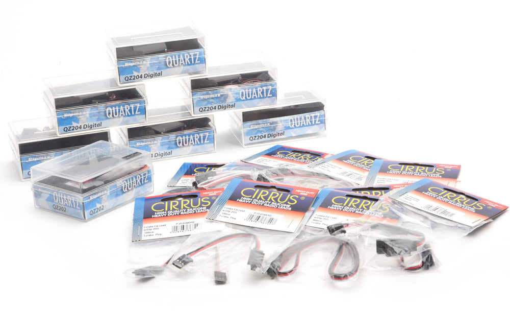 Mini Xcalibur Quartz servos/Lead Pk