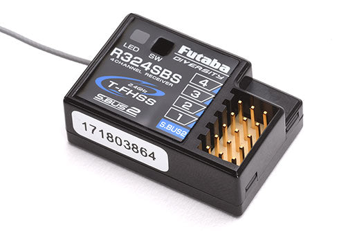 Futaba R324SBS 4-Channel T-FHSS Receiver - S-Bus  HV & Diversity 2.4GHz