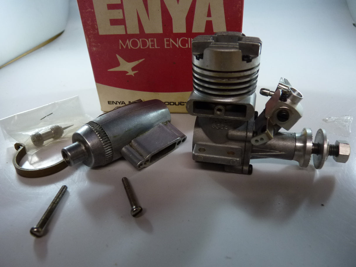 Enya .15 III Carb Engine with silencer  Model 3303