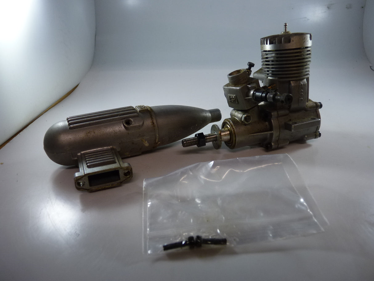 Second Hand Engine ASP 40 Aero with Silencer (BOX 63)