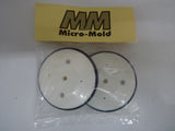 Micro Mold Vintage Profile Racing Wheels White (2.5 Inch Hub Dia) (BOX 91)