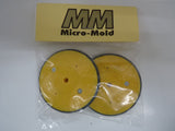 Micro Mold Vintage Profile Racing Wheels Yellow (2.5 Inch Hub Dia) (BOX 91)