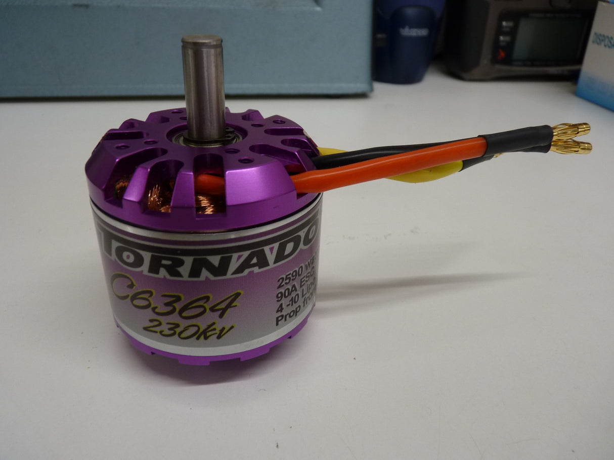 Tornado Thumper C6364-230kv Brushless Outrunner Motor (Purple)