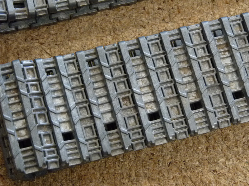 King Tiger Metal Tracks Silver suitable for Heng Long (Tracks Only)
