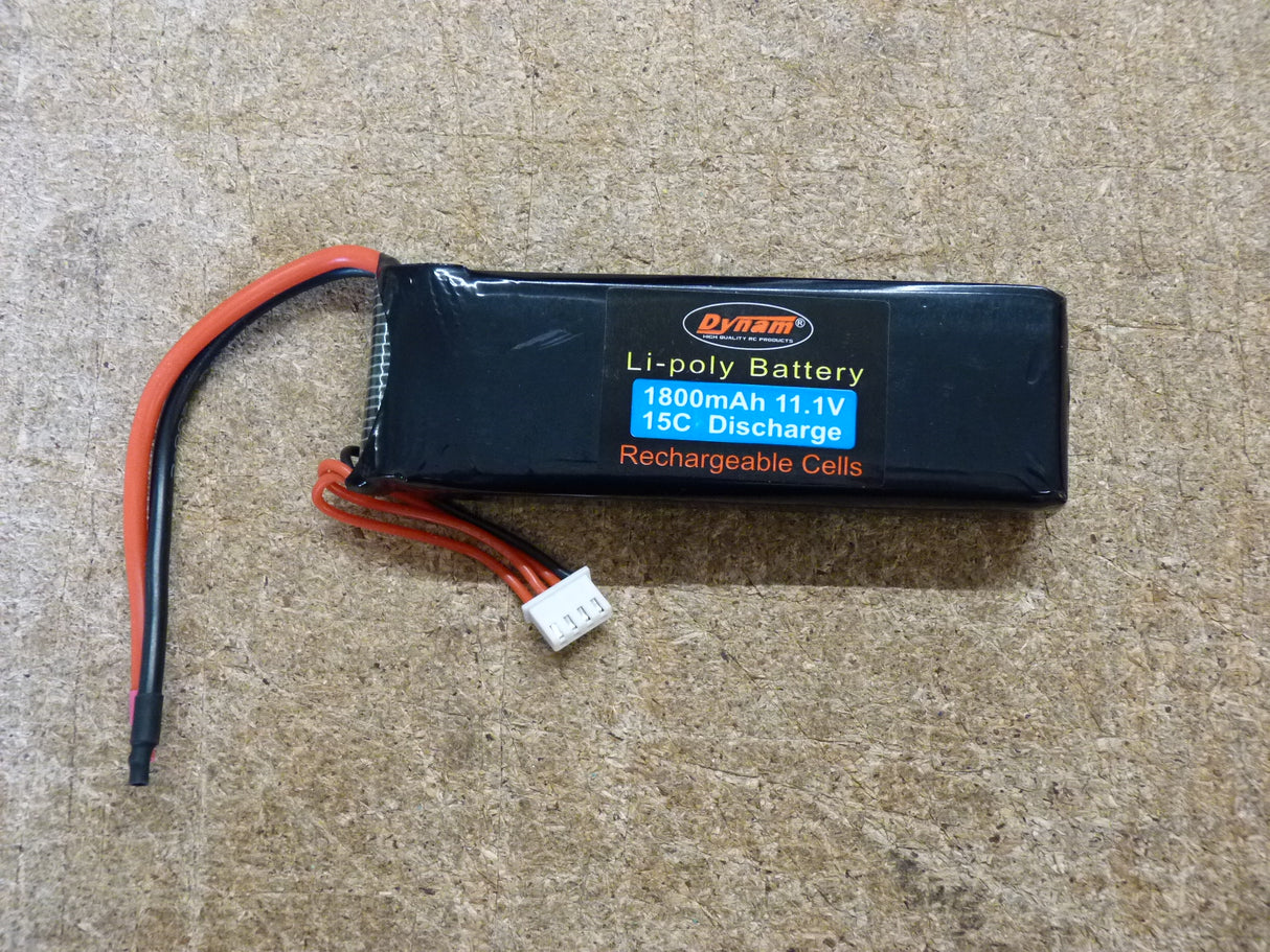 TOPGUN Park-Flite Lipo 11.1v 1800mAh 15C (STRATUS/ROOKIE)