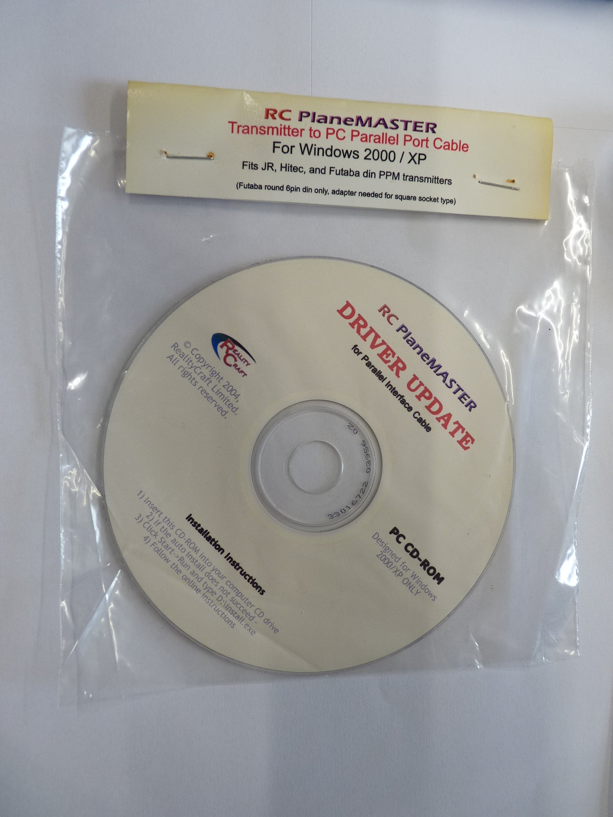 RC PLANEMASTER PC CD-ROM W/ EXPANSION AND LEADS