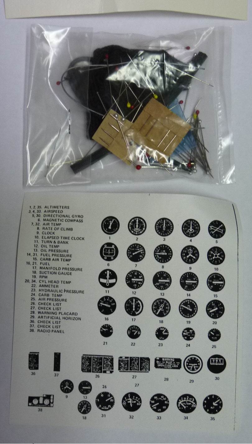 Bearcat Royal Scale Cockpit Interior for a Bearcat (Box 71)