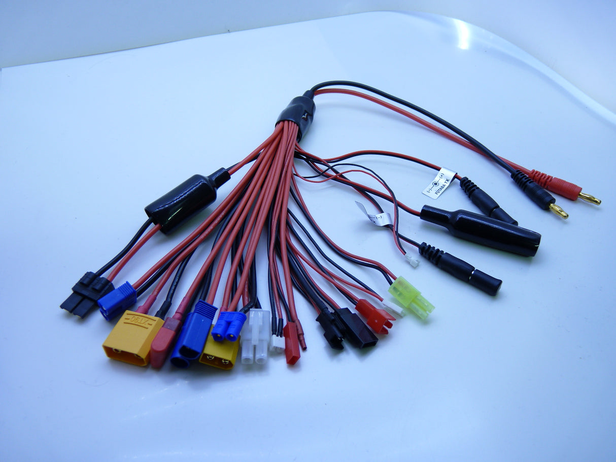 20 Into 1 Charging cable with 4MM Banana Plugs