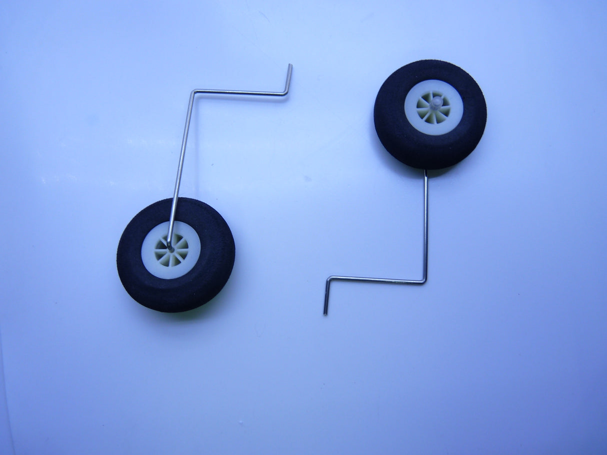 TOP GUN PARK-FLITE TB20 EP REAR LANDING GEAR 50mm foam wheels (Box 91)