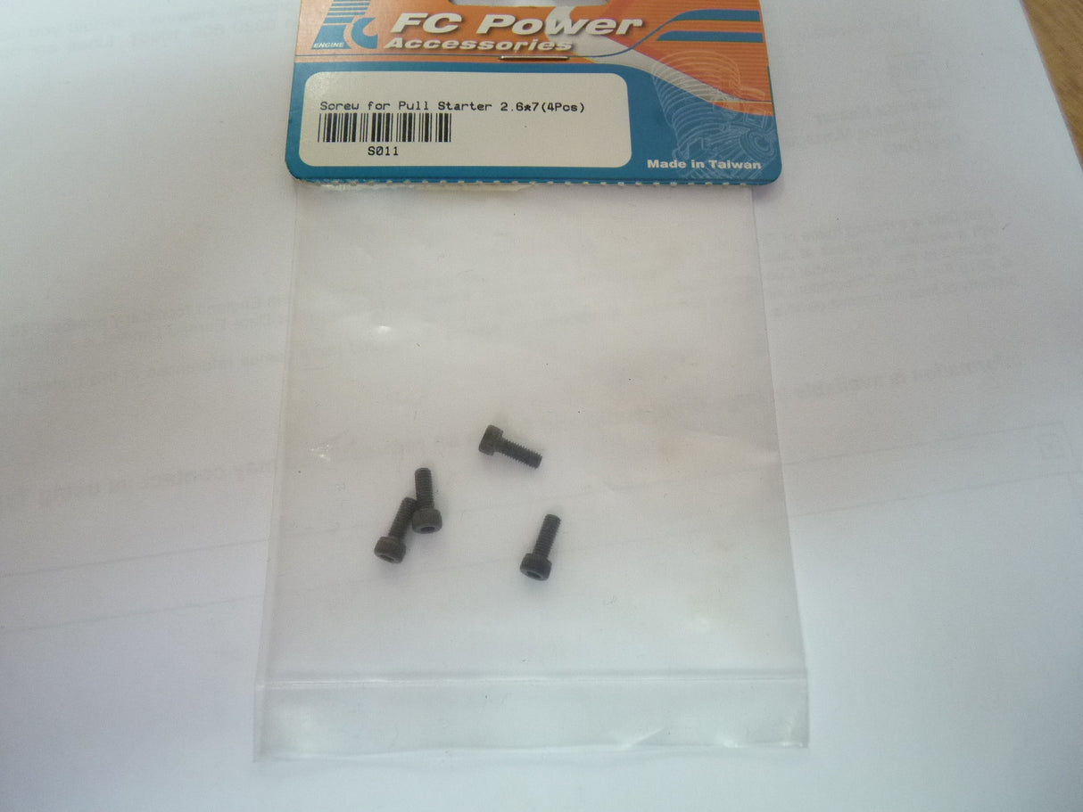 FC Force Pull Starter Screws x4x2.6x7 SO11 (Box 33)