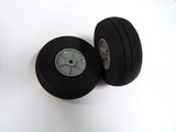 Foam Treaded Wheels with Plastic Hub 55x19 Pair