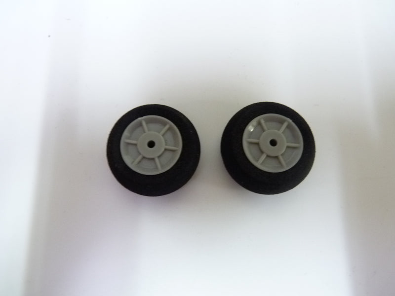 Foam Wheels with plastic hub 25x12 Pair