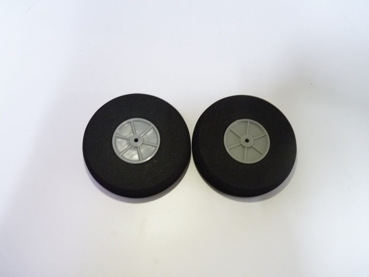 Foam Treaded Wheels with plastic hub 80x24 Pair