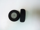 Foam Treaded Wheels with plastic hub 70 x 24 Pair