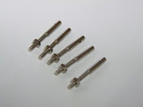 M2.5 Adapters with nut for 2.5mm carbon rod pk5