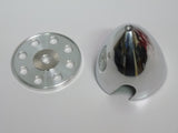 Aluminium spinner with fittings 2.25 Inch Dia