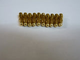 Gold Bullet Connectors 4mm 10 pairs