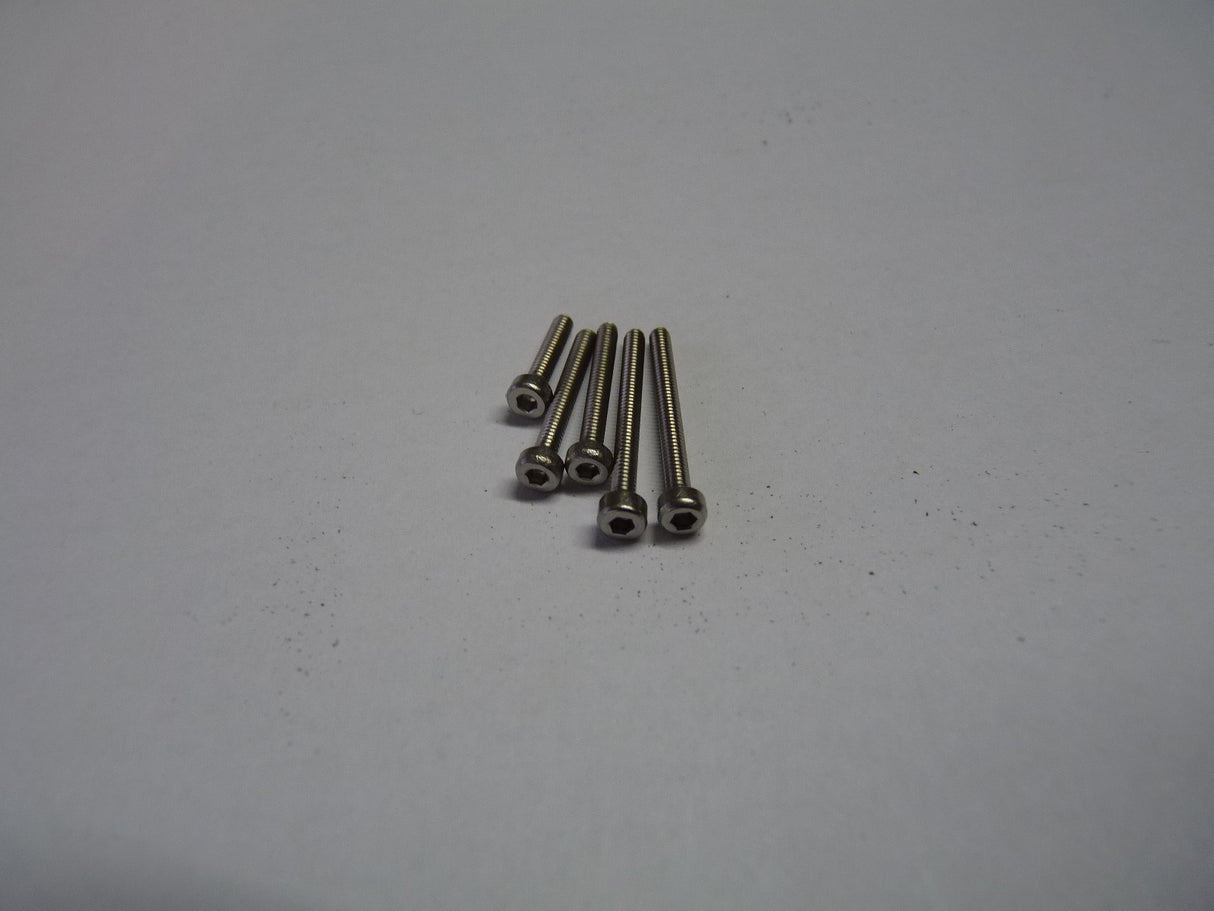 M2 x 10mm Pk 10 Allen/Socket Cap Screw Stainless Steel A2 (304) (Din912)