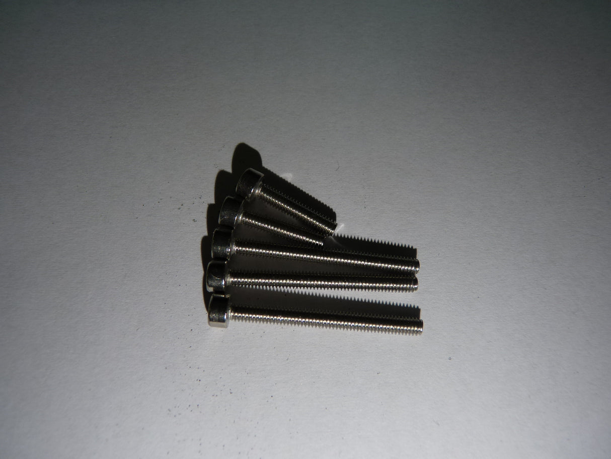 M2.5 x 15mm pk 10 Allen/Socket Cap Screw Stainless Steel A2 (304) (Din912)