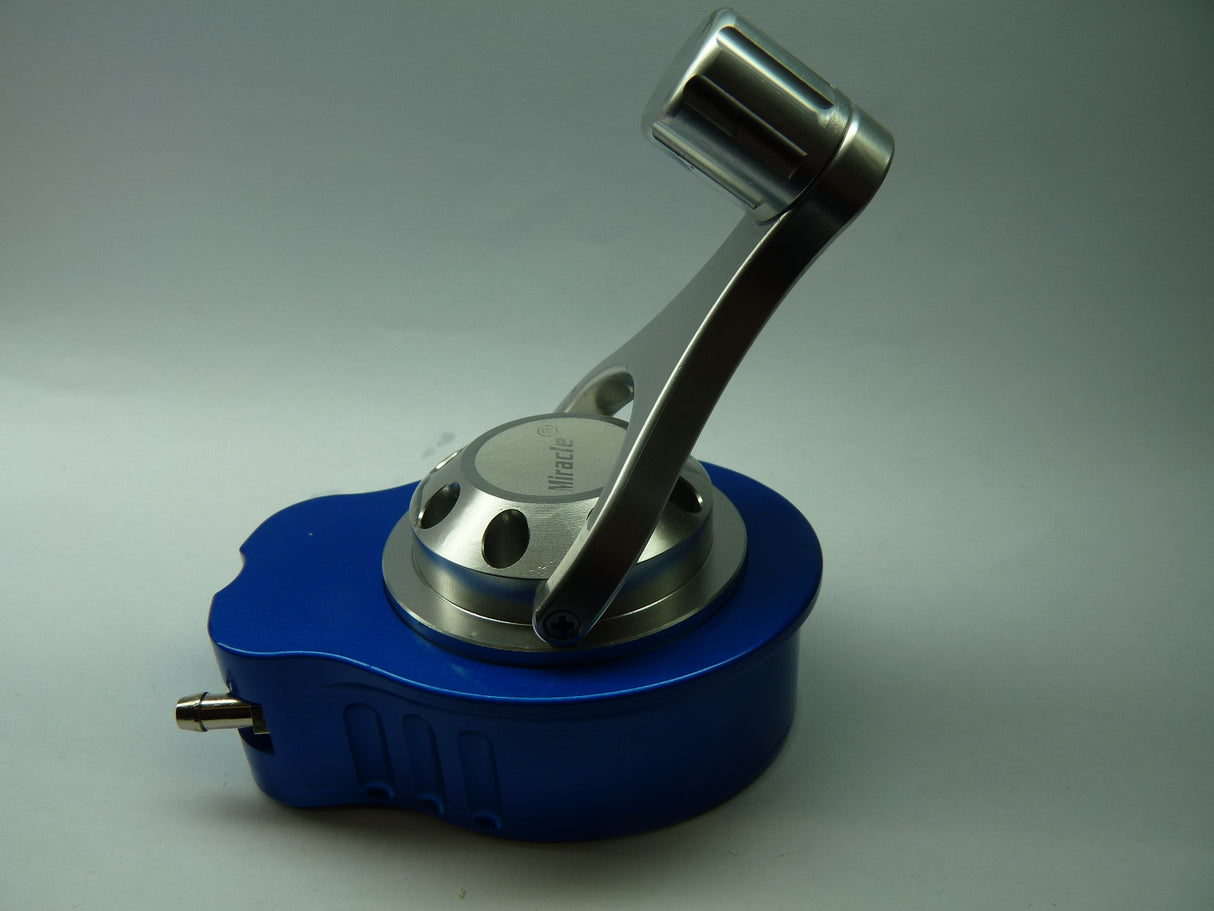 Miracle Aluminium CNC Blue hand crank fuel pump