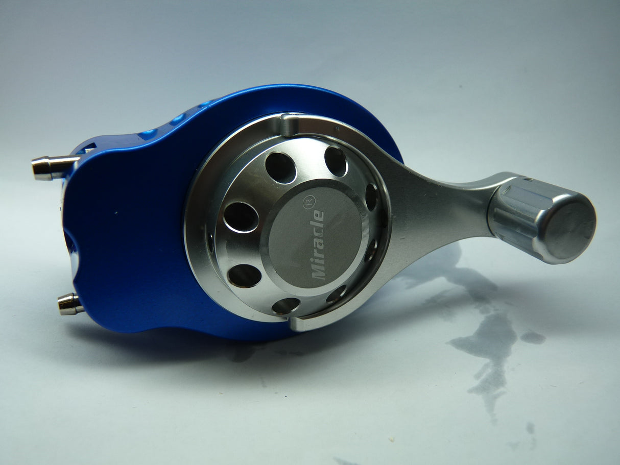 Miracle Aluminium CNC Blue hand crank fuel pump