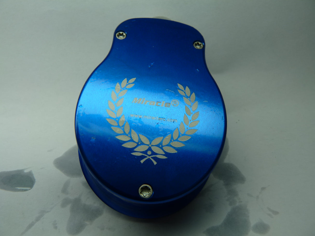 Miracle Aluminium CNC Blue hand crank fuel pump