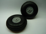 Light Weight Treaded PU Wheel 2.5 inch 62mm Pair