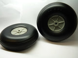 Light Weight Treaded PU Wheel 5 Inch 125mm Pair