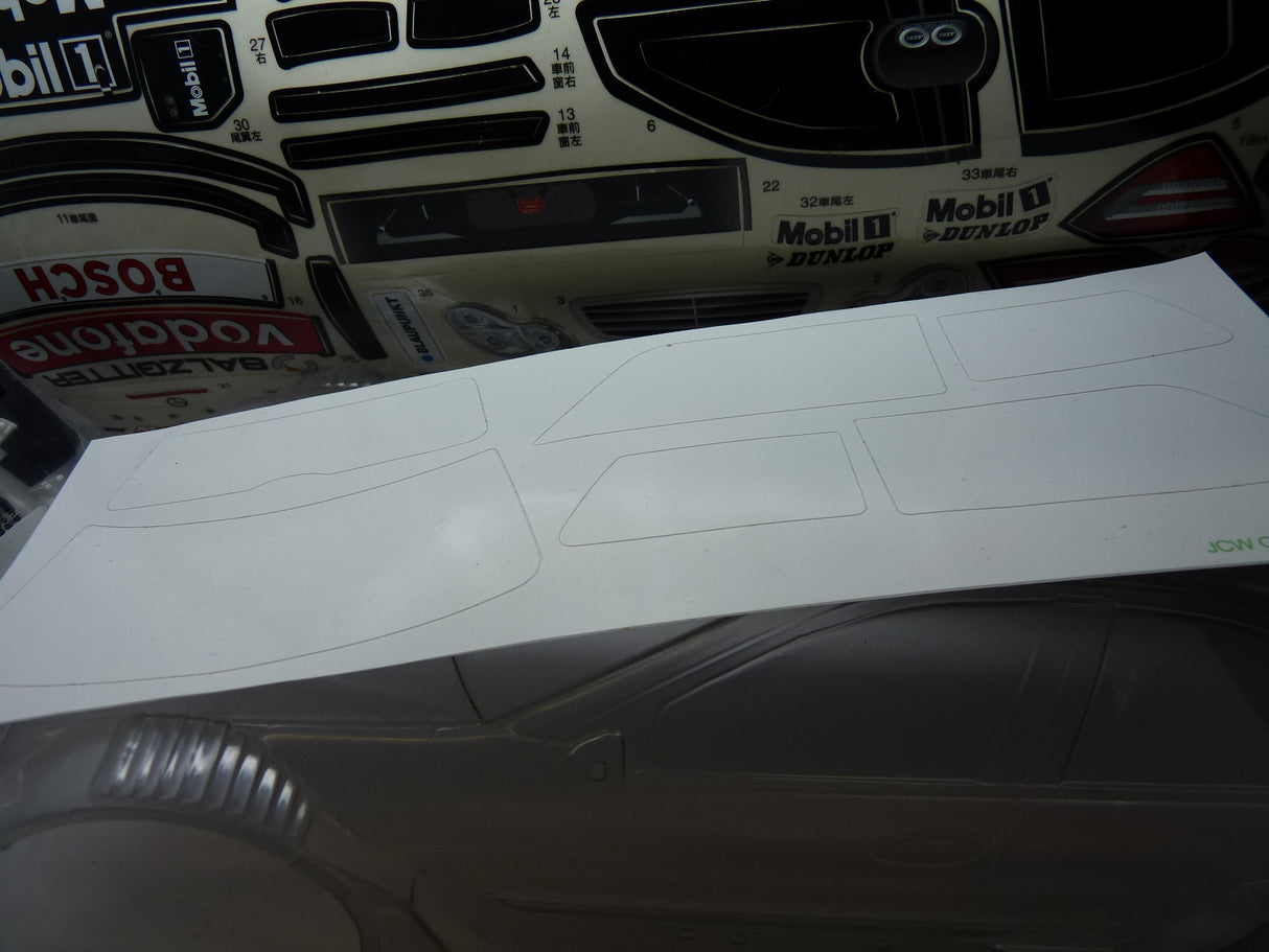 Carisma 1/14th Micro Bodyshells Clear AMG Mercedes DTM Vodafon