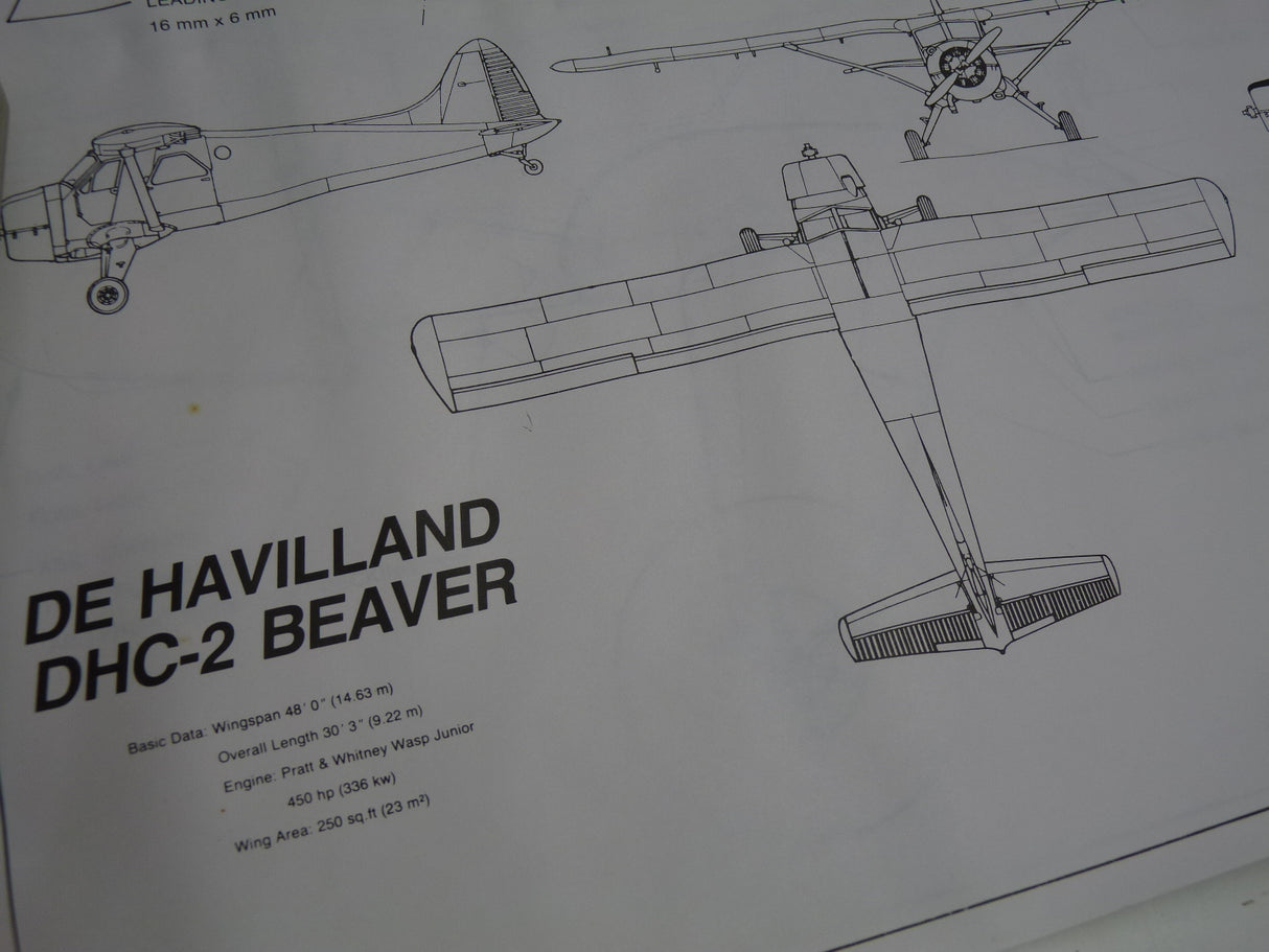 Airsail De Havilland DHC-2 Beaver Spare Plans