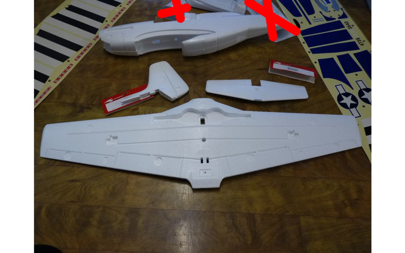 Ultrafly P-51 parts pack (Minus Vac-Formed Parts)