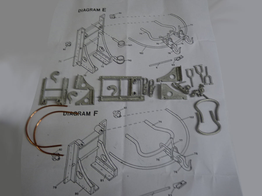 Supporti Caldercraft Supporti A Sfera In Ottone Per Modellismo Navale Caldercraft - 15mm Di Altezza, 2 Fori, Confezione Da 10 Pezzi Supporti 2 Fori 15mm
