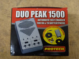 Protech Duo Peak 1500 mains and 12v Charger