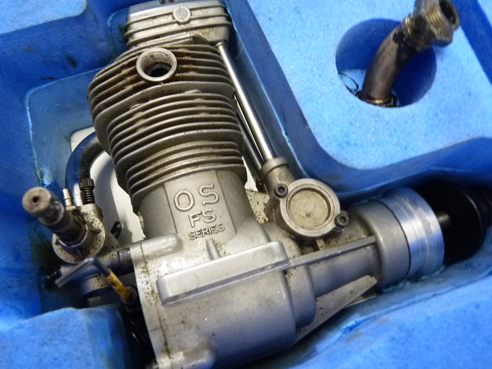 OS FS-120 Refurbished Four Stroke Engine with Muffler - SECOND HAND –  Sussex Model Centre