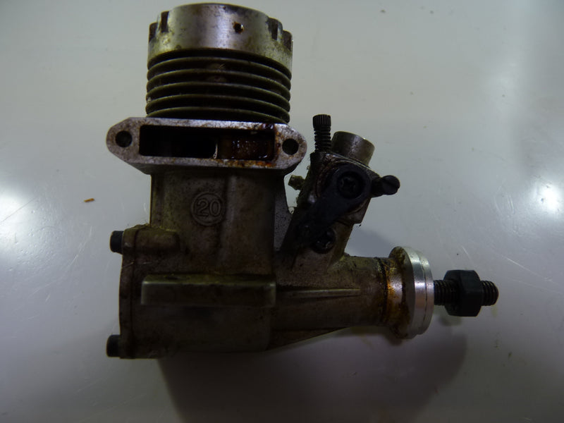 Second Hand engine Glow 2-strokeIS 20 FP no silencer  (BOX 63)