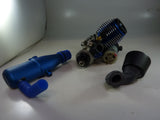 Traxxas Trx 2.5R Engine woth EZ starter motor and tunned pipe.