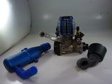 Traxxas Trx 2.5R Engine woth EZ starter motor and tunned pipe.