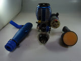 Traxxas Trx 2.5R Engine woth EZ starter motor and tunned pipe.