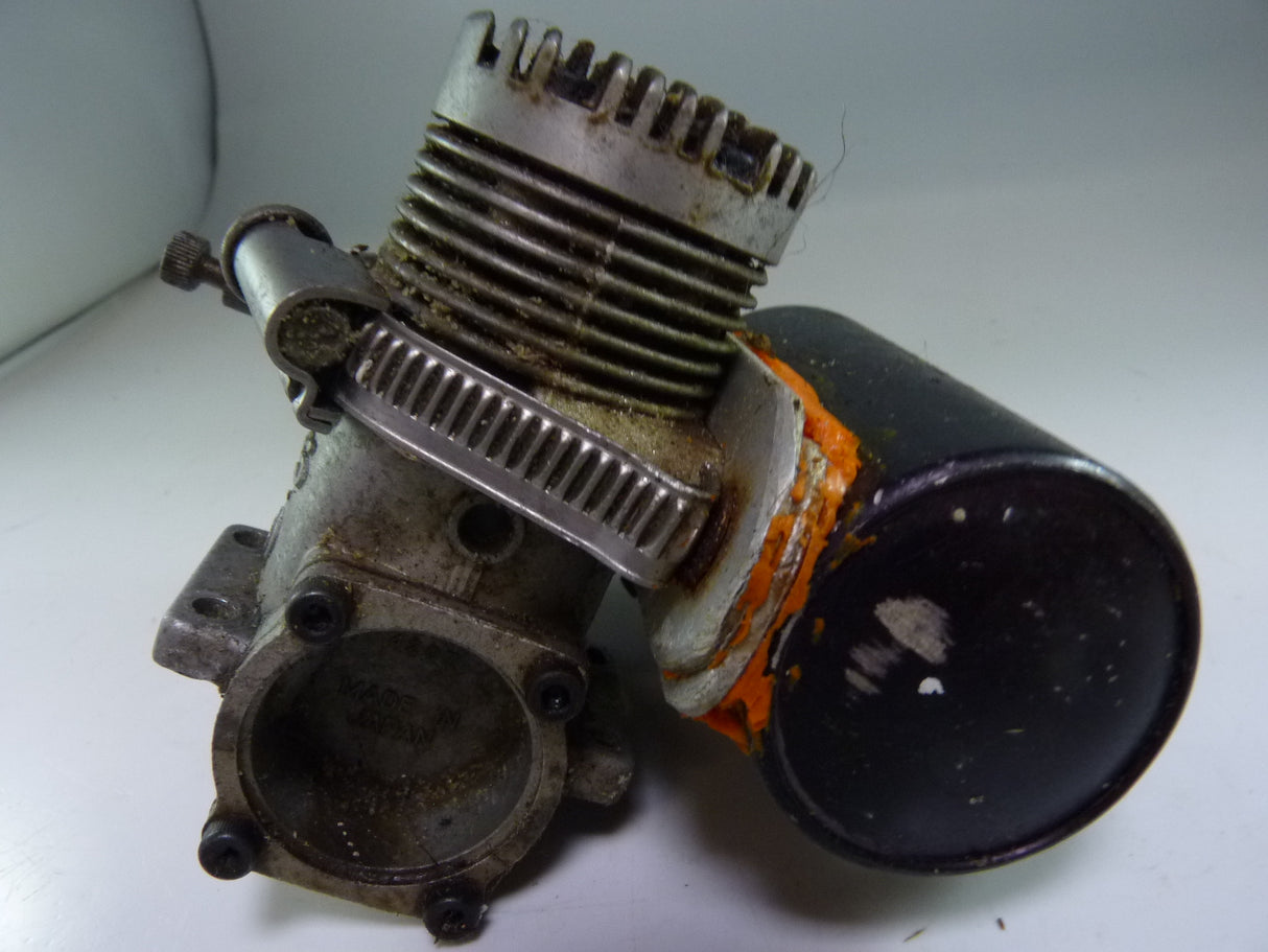 Second Hand OS Max 40 H engine with dustbin silencer  (BOX 44)