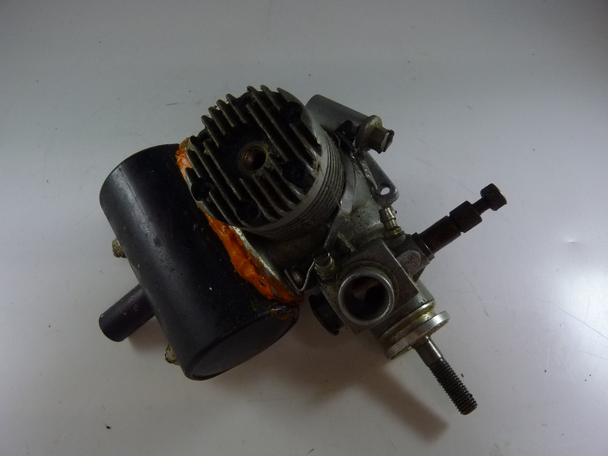 Second Hand OS Max 40 H engine with dustbin silencer  (BOX 44)