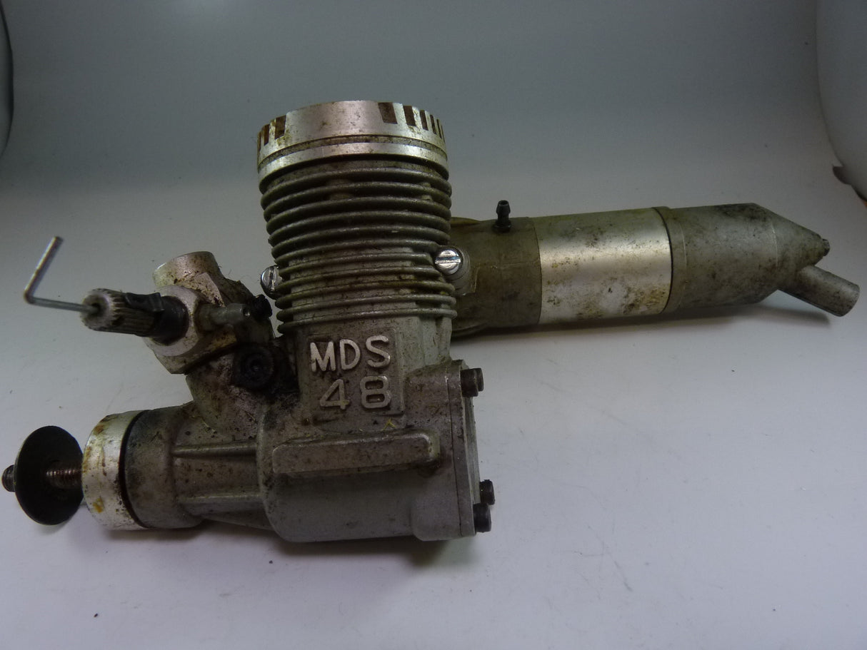 Second Hand MDS 48 engine with silencer  (BOX 44)