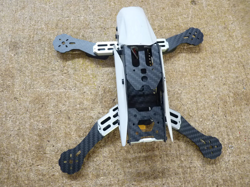 Tarot Drone Frame (Carbon Fibre with Plastic Shelling) (White)