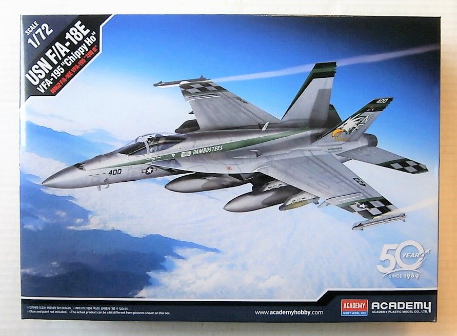 Plastic Kit Academy 1/72 scale USN F/A-18E VFA-195 Chippy Ho 12565